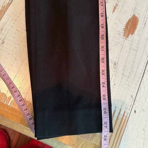 Everlane The Side Zip Stretch Cotton Work Pants Black Size 2 - Picture 12 of 13